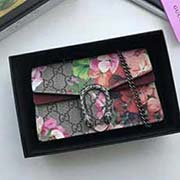 原單出品 酒神系列迷你小鏈包 能輕松容納plus手機 口紅 小卡包 古銀色五金配件 476432紅花玫瑰紅 16.5cmx10cmx4.5cmx