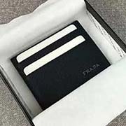 PRADA爆款男士卡包 專柜新款式 官網(wǎng)同步 2MC223 深藍(lán)五字嘜 意大利高等原單十字紋牛皮質(zhì)感極好 長(zhǎng)10cm高8cm