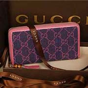 古奇新款帆布 名品錢夾 高等拉鏈長夾 女士掛飾錢包 