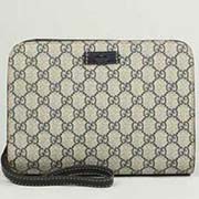 古奇男包 古奇時(shí)尚手包201755藍(lán)PVC