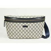 古奇2012新款男包211110咖色男士小腰包胸包斜跨包