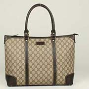 gucci 256915 時(shí)尚韓版 單肩手提 藍(lán)色咖啡皮 兩色 