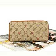 gucci錢包2013潮女歐美時(shí)尚真皮印花宴會(huì)中長款錢包3