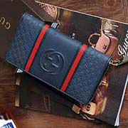 壓紋全皮皮夾多色兩折錢包 手拿包 頭層牛皮長款包 5