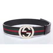 新款皮帶 古奇新雙G時尚真皮男士皮帶G140