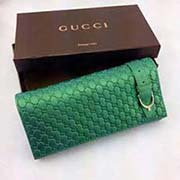 真品古奇錢包 長款多卡位真皮牛皮錢夾全皮手拿包 G2