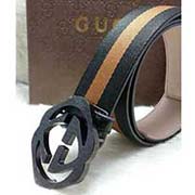 真品代買gucci男士皮帶 純銅平