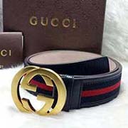 古奇頭層牛皮男款皮帶 專柜真