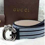 真品男士皮帶 古琦真皮頭層牛