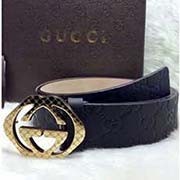 古奇頭層牛皮男款皮帶 專柜真