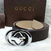 真品專柜古奇皮帶商務(wù)男款牛皮