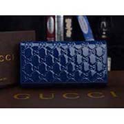 新款長款錢包全皮錢包時尚拉鏈包手拿包 G881149藍