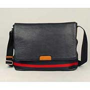 古奇男包 時(shí)尚單肩包男士休閑斜挎包281423藍(lán)色