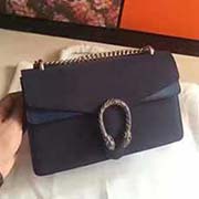 gucci酒神包全新 虎頭馬鐙配飾復(fù)古銀色金屬配件 高