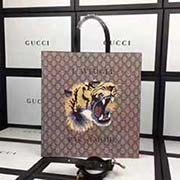 gucci專柜品質原單皮質 450950啡膠老虎