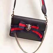 gucciBrodway 綢緞絲帶蝴蝶結