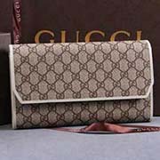 Gucci古奇錢包 男女長款搭扣經(jīng)典