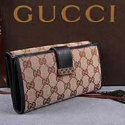 新帆布配頭層皮三折女男士長款