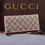 gucci 212109 啡PVC粉紅皮 古奇pvc