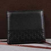 256408 男士短款休閑錢包 古奇PVC