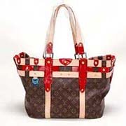 LV包包老花編織漆皮水桶包 LV