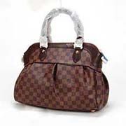 LV熱銷女包 經典女士棋格手提單