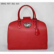 LV 58992_炫目紅色時尚水桶包