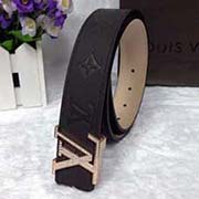 LV皮帶 男士 真皮 真品 腰帶男