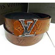 LV字母扣頭專柜男士真皮皮帶 真品男韓版潮牛皮皮帶