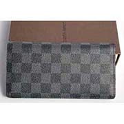 極品LV新款BRAZZA黑格錢包N62665