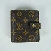 極品LV老花棋盤格短款搭扣錢夾錢包M61667