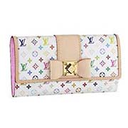 LV路易威登白色33彩新款錢包M6