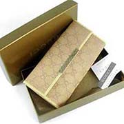 古奇中長(zhǎng)款女士錢(qián)包112715金粉