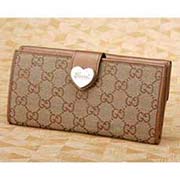 gucci錢包203550心形按扣長(zhǎng)夾/長(zhǎng)款女士錢包