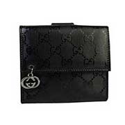 gucci錢(qián)夾212105 一比一品質(zhì)黑色人造革印花錢(qián)夾