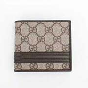 gucci男士錢(qián)夾138073 熱賣(mài)棕色兩折短夾
