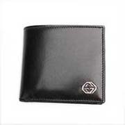 古奇黑色全皮錢包233142 雙折式