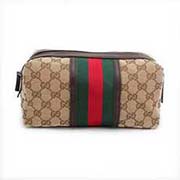 gucci女包紅綠織帶 大號化妝包25