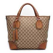 雙G圖案配流蘇掛飾手拎包257023 