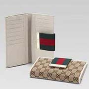 gucci錢包 女士錢包181672白 長