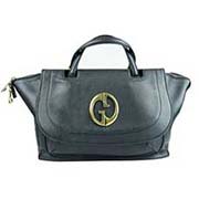 古琦新款女包251813 經典黑色時尚真皮單肩包 