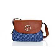 古奇新款女包 翻蓋包 牛仔布配牛