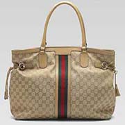 古琦帆布配牛皮時(shí)尚單肩包232969 g