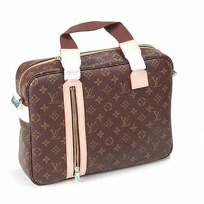 LV男女包包 白領時尚電腦公文包 通用包 M40043 真皮