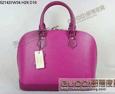 LV52142 時(shí)尚炫目玫紅手提包 LV單肩包