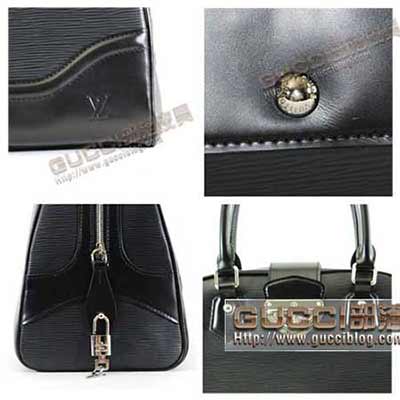 LVM59312 拉鏈式水波紋(黑色)奢華 LV女包