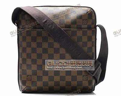 LV棋盤經典格紋時尚休閑包單肩斜跨包 格子風格N41135