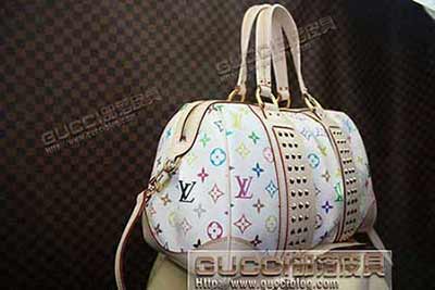 LV經(jīng)典 棋盤格 金鏈 變色真皮 N40260N42252 女士單肩挎包