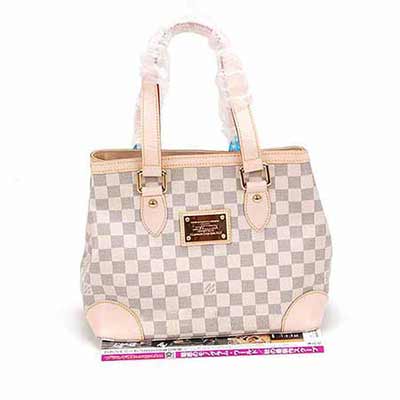 LV女士精品休閑白格子LV包N51027棋盤(pán)包 手提包 單肩包 女包