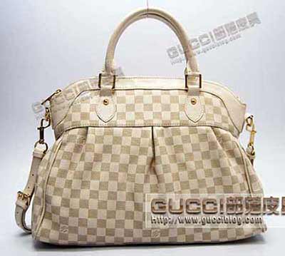 LV優(yōu)雅 米白棋盤 摔紋N95135 2 手挽斜挎包LV包